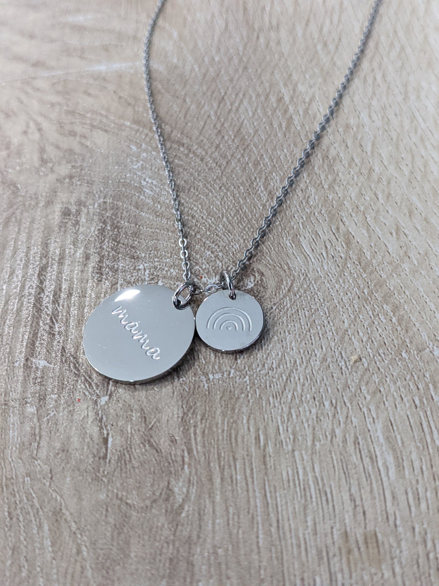 Pendant Necklace - Rainbow Mama